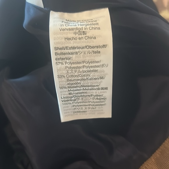 J. Crew Trouser Short in Metallic Leopard Jacquard Size 0 NTW - Picture 5 of 9